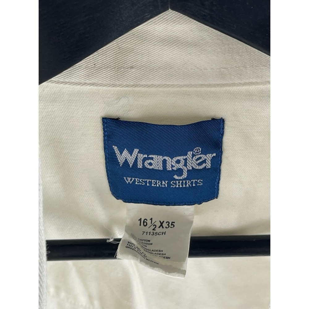 Wrangler 16.5 X 35 Western Shirt 71135ch - Picture 2 of 10
